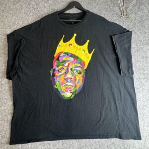 Notorious BIG Shirt Mens 3XL Black Brooklyn Mint Crown Rap Hip Hop Graphic Tee